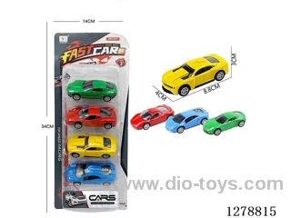 pull back alloy car 4PCS