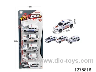 pull back alloy car 4PCS