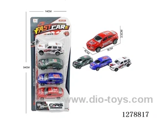 pull back alloy car 4PCS