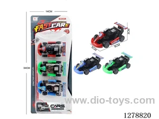 pull back alloy car 3PCS