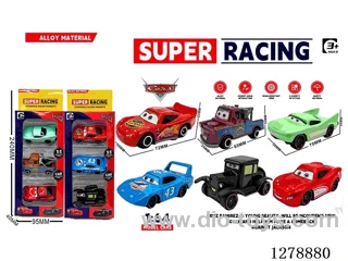 free wheel alloy car 3PCS
