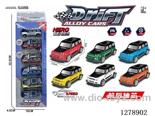 7.5CM pull back tin car 6PCS