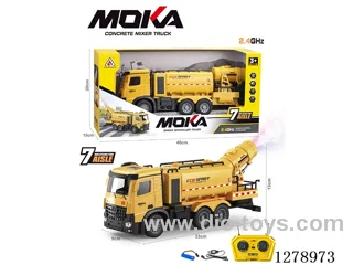 2.4G RC Construction vehicles with light/spray included battery