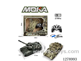 4ch 27MHZ rc tank W L/M included battery 2 colors
