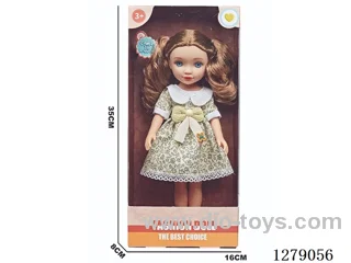 Fully vinyl 14 inch doll