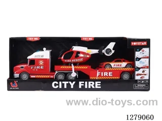 Fire inertia transport vehicle (sound, light)included battery
