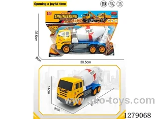Inertial engineering mixer truck