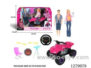 4ch RC Barbie Car Set W L/M included battery