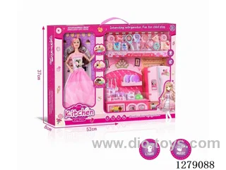 Barbie Kitchen Refrigerator set