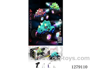 1:18 2.4G RC stunt car W L/M/spray included battery