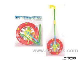 Push-along wheeled toy