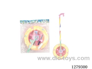 Push-along wheeled toy