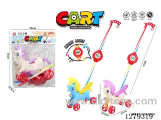 Push-Along Pegasus with Music Box (Batteries Not Included)