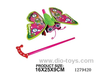 Push-Along Butterfly