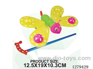 Push-Along Bell-Equipped Bee (Small) (4 Colors)
