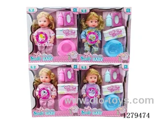 11inch vinyl head doll with 4 IC set