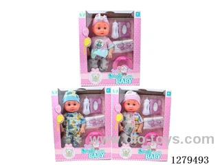 13inch vinyl head doll with 4 IC set