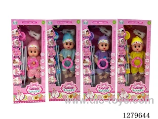 12inch doll with 12 IC (4 styles) with 44CM stroller