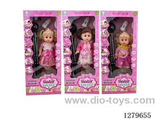 14inch doll with 4 IC (3 styles) with 55CM stroller