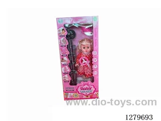14inch doll with 12 IC (3 styles) with 55CM stroller