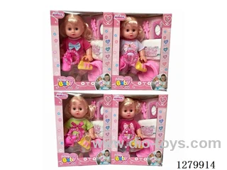 16inch doll with 4 IC (4 styles) set (Drinking / Peeing)