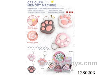 Cat Paw Memory Game: 12 pcs