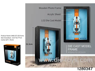1:32 die-cast car m odel 3D Wall Hanging