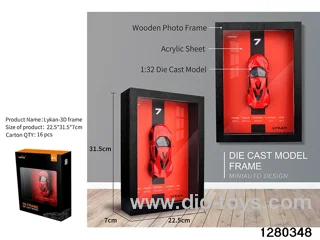 1:32 die-cast car m odel 3D Wall Hanging