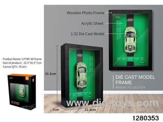 1:32 die-cast car m odel 3D Wall Hanging