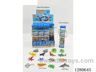 12PCS Marine Animal Set 12 boxes