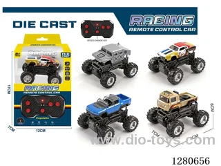 1:64 Die-Cast RC Car (Battery Included)