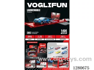 1:64 Die-Cast Free Wheel Car