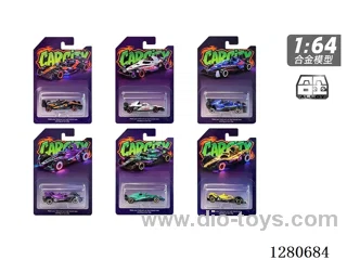1:64 free wheel alloy car