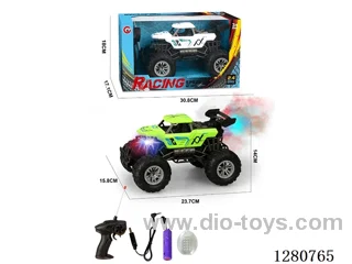 2.4G(1:16) 4ch rc car with light/spray included battery