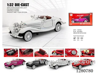 1:32 pull back alloy car W L/M