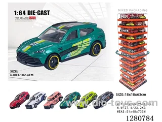 1:64 free wheel alloy car