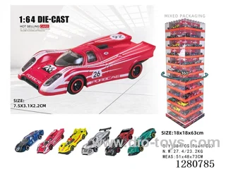 1:64 free wheel alloy car