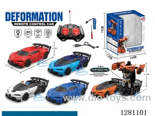 1:24 4ch Transforming rc car included battery