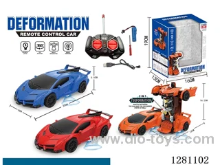 1:24 4ch Transforming rc car included battery
