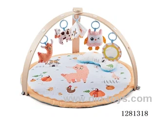 Wooden Frame Ranch Play Mat / Exercise Mat