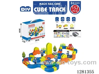Magnetic Building Block Track