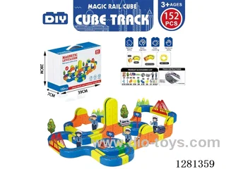 Magnetic Building Block Track