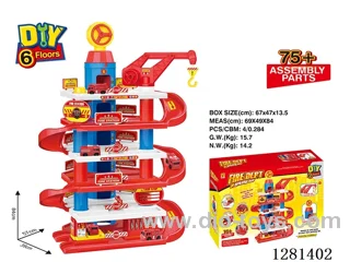 Fire Truck Parking Lot