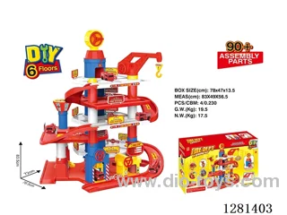 Fire Truck Parking Lot