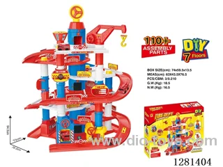 Fire Truck Parking Lot