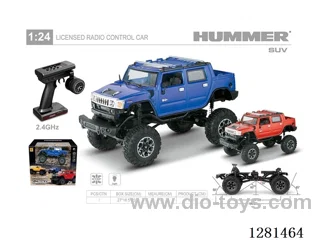 1:24 Rock Crawler Hummer H2SUT 180 Motor (Brushed) with Battery