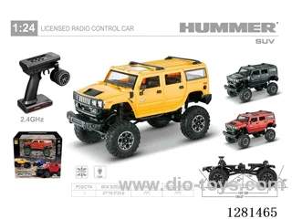1:24 Rock Crawler Hummer H2 180 Motor (Brushed) with Battery