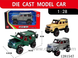 1:28 pull back alloy car