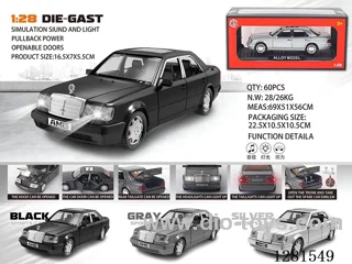1:28 pull back alloy car