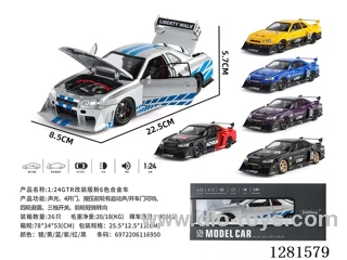 1:24 free wheel alloy car W L/M